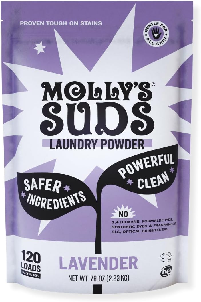 Sensitive Skin Savior: Molly's Suds Stain-Fighting Detergent