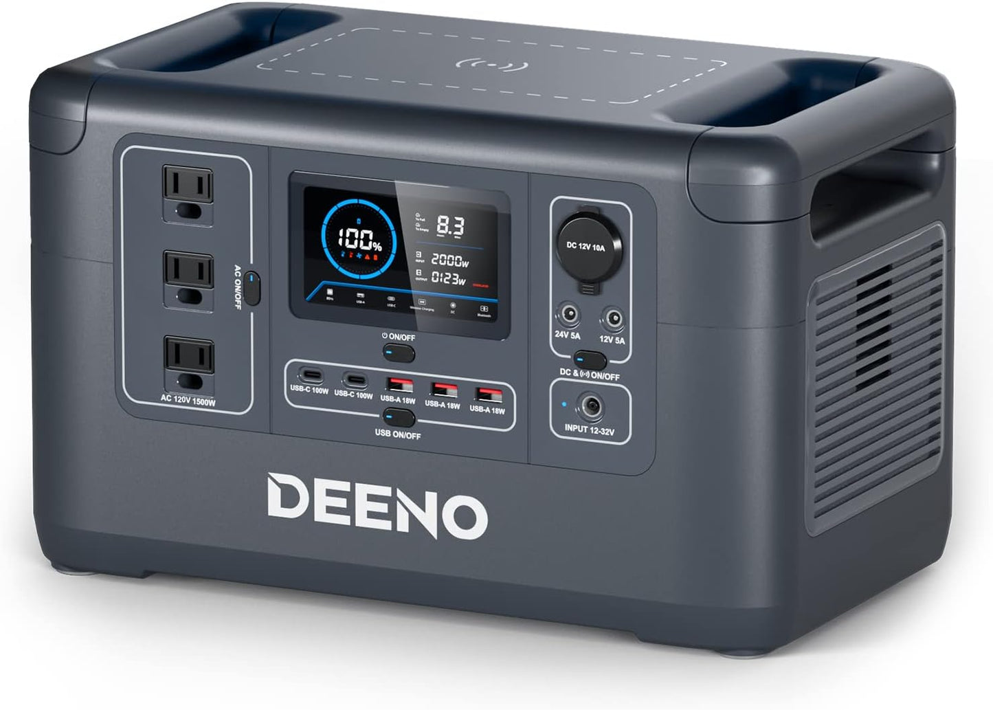 DEENO X1500: Power Anywhere, Anytime!