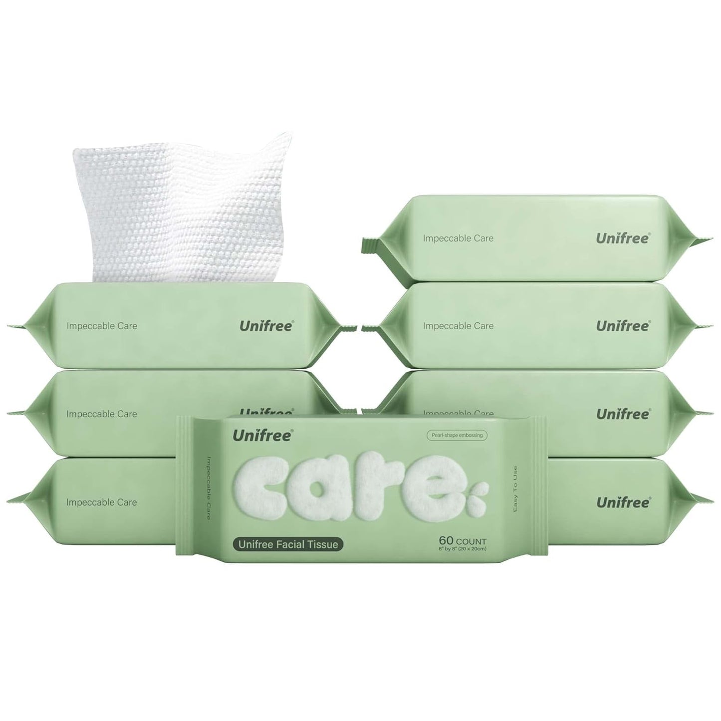 Unifree Facial Tissues for Makeup Removal and Daily Use