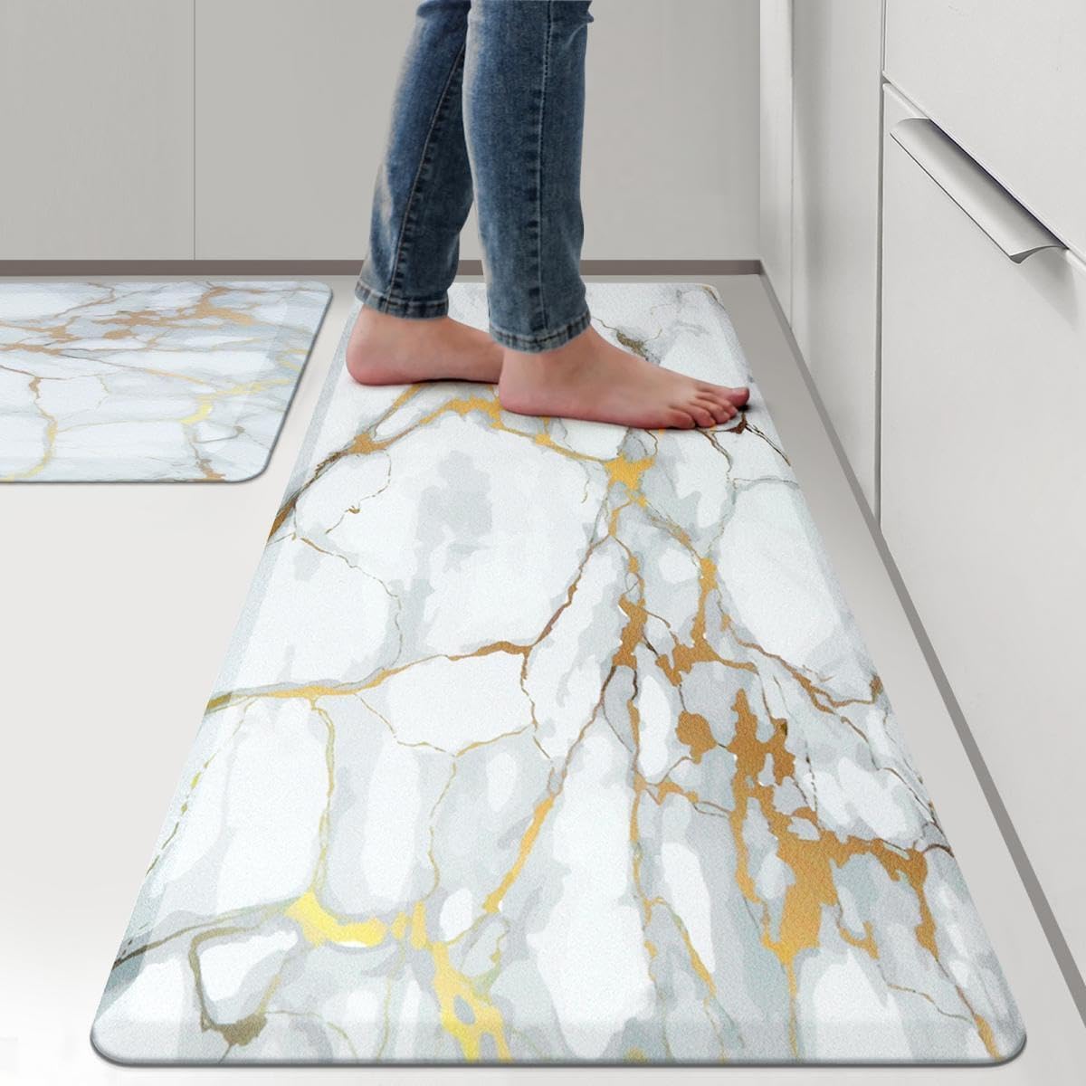 Anti Fatigue Kitchen Rugs and Mats Set for Comfort and Safety