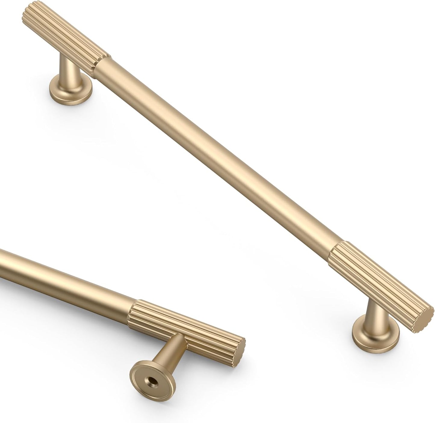 Asidrama 10 Pack 6.3 Inch Champagne Copper Cabinet Pulls