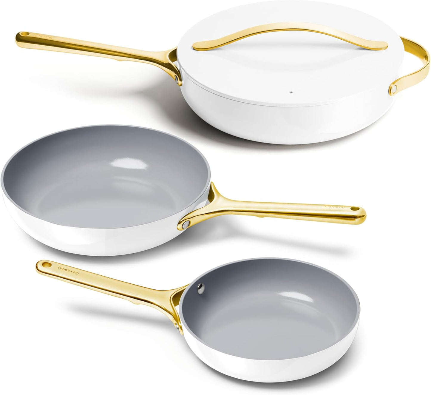 Caraway Non-Stick Fry Pan Set - Versatile Cookware for All Needs
