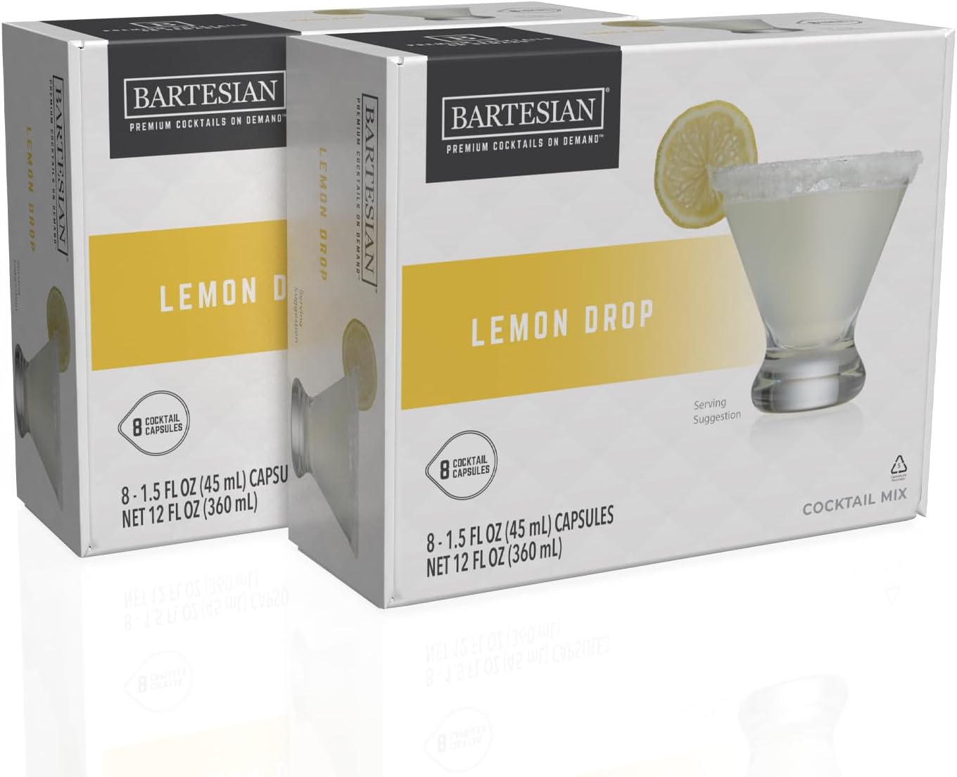 Bartesian Lemon Drop Mixer Capsules - Easy Home Cocktails