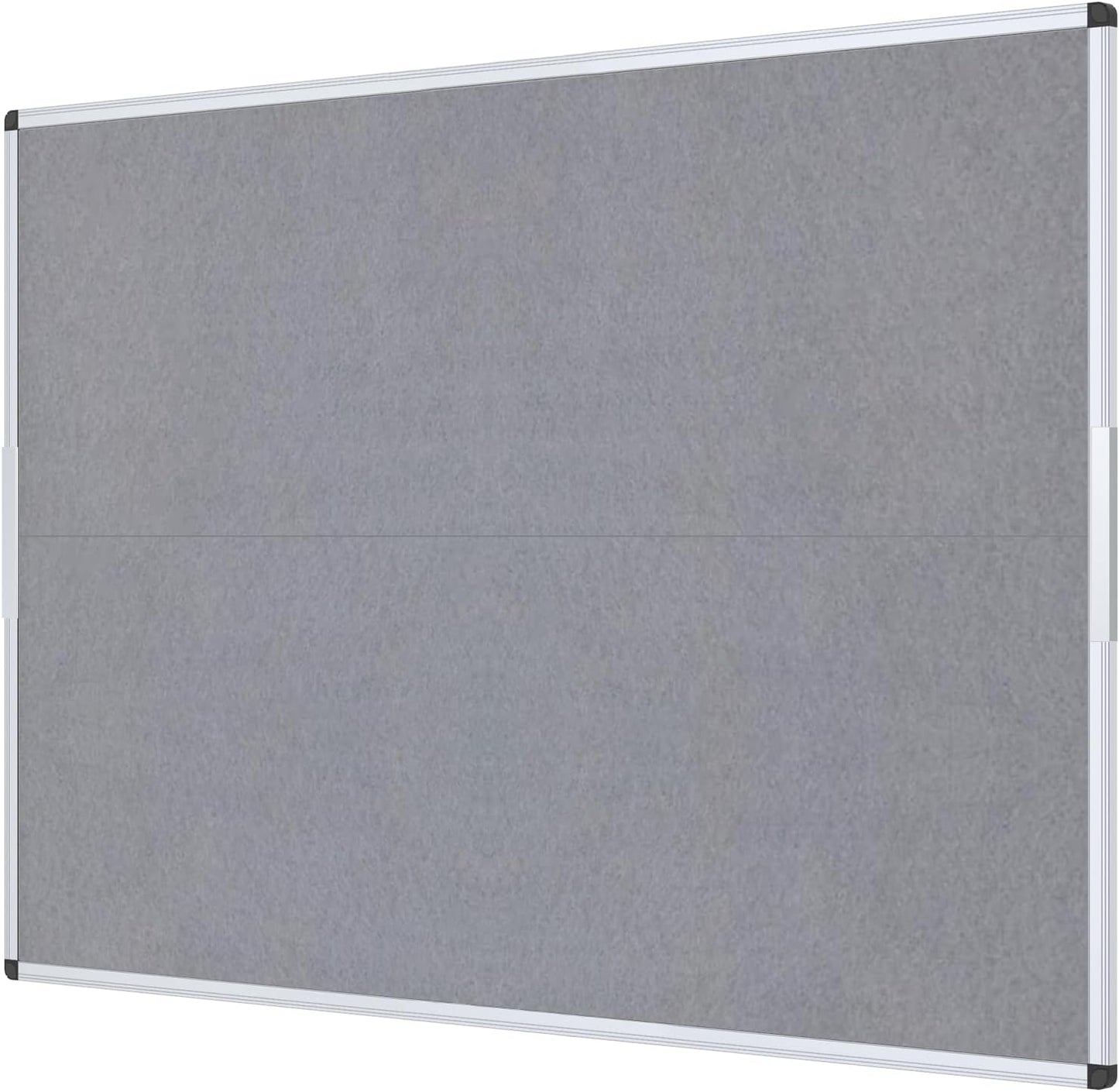 VIZ-PRO Large Fabric Bulletin Board for Home and Office Use