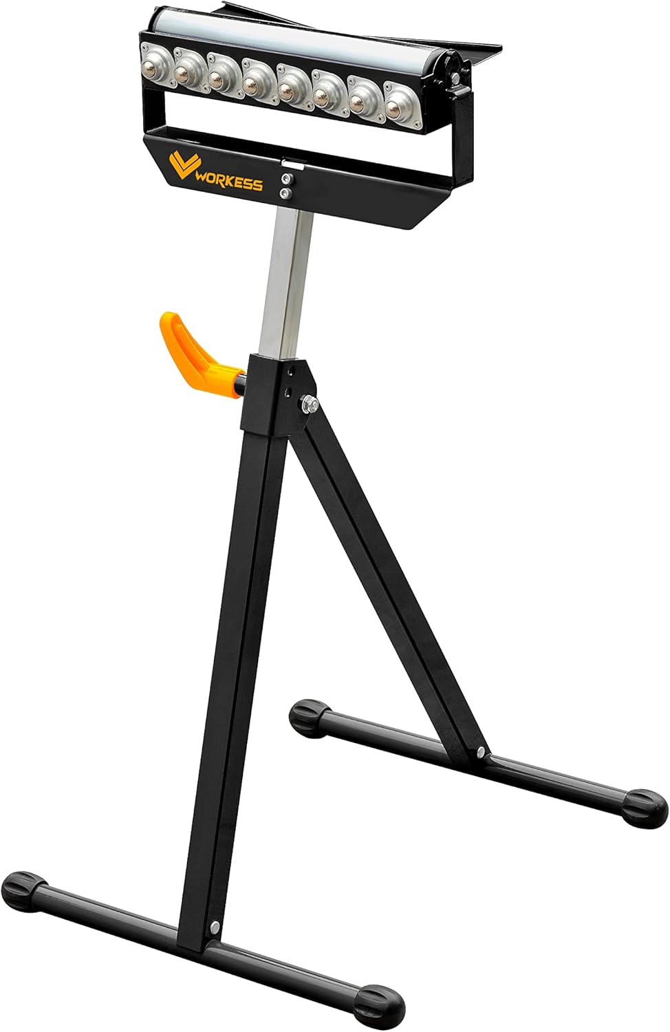 Roller Support Stand with Adjustable Height for Woodworking Tasks