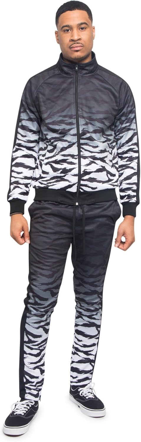 G-Style USA Men's Velour Velvet Tracksuit Sets for Comfort