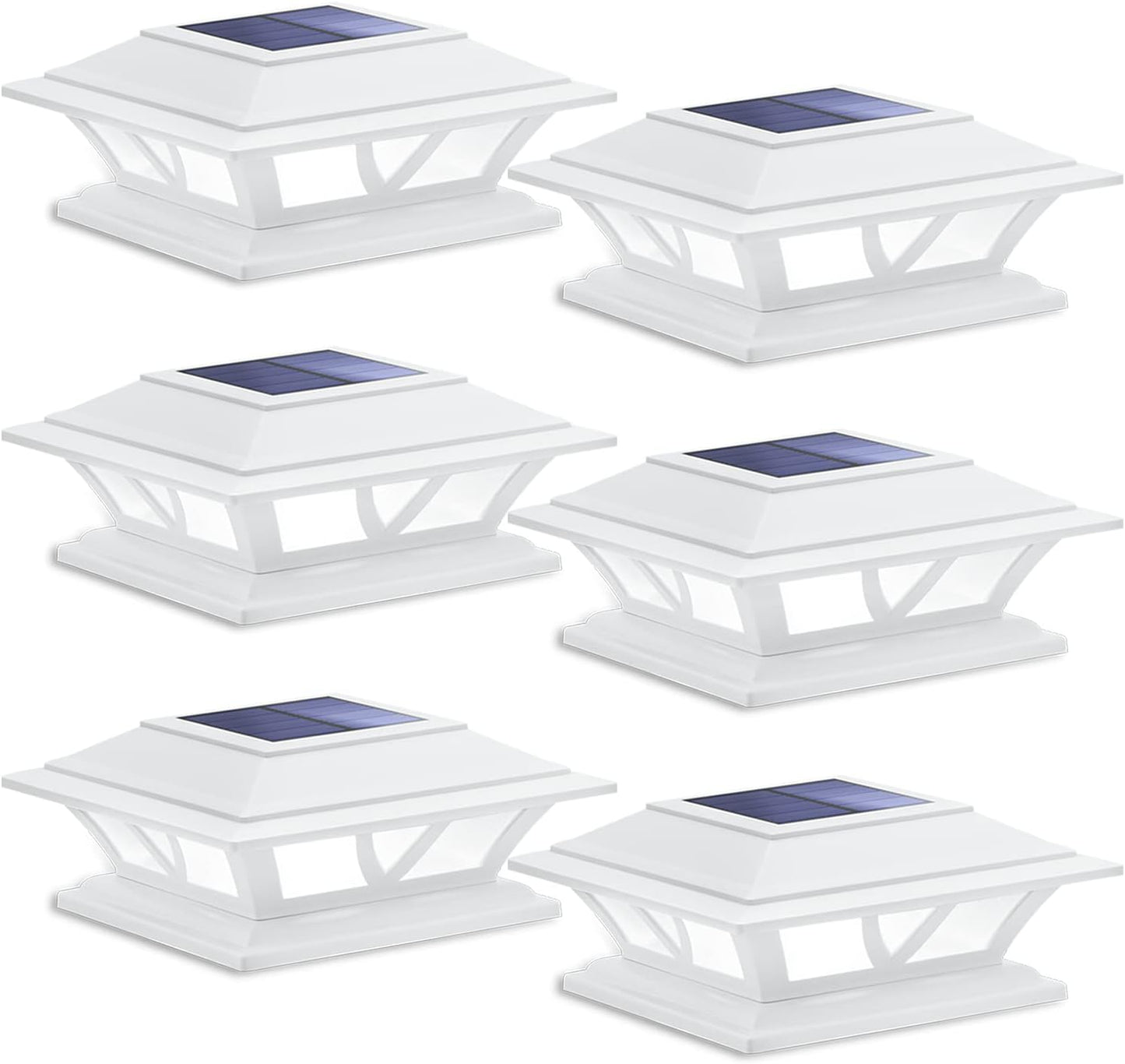 SIEDiNLAR Solar Post Lights Outdoor for 4x4 5x5 6x6 Posts