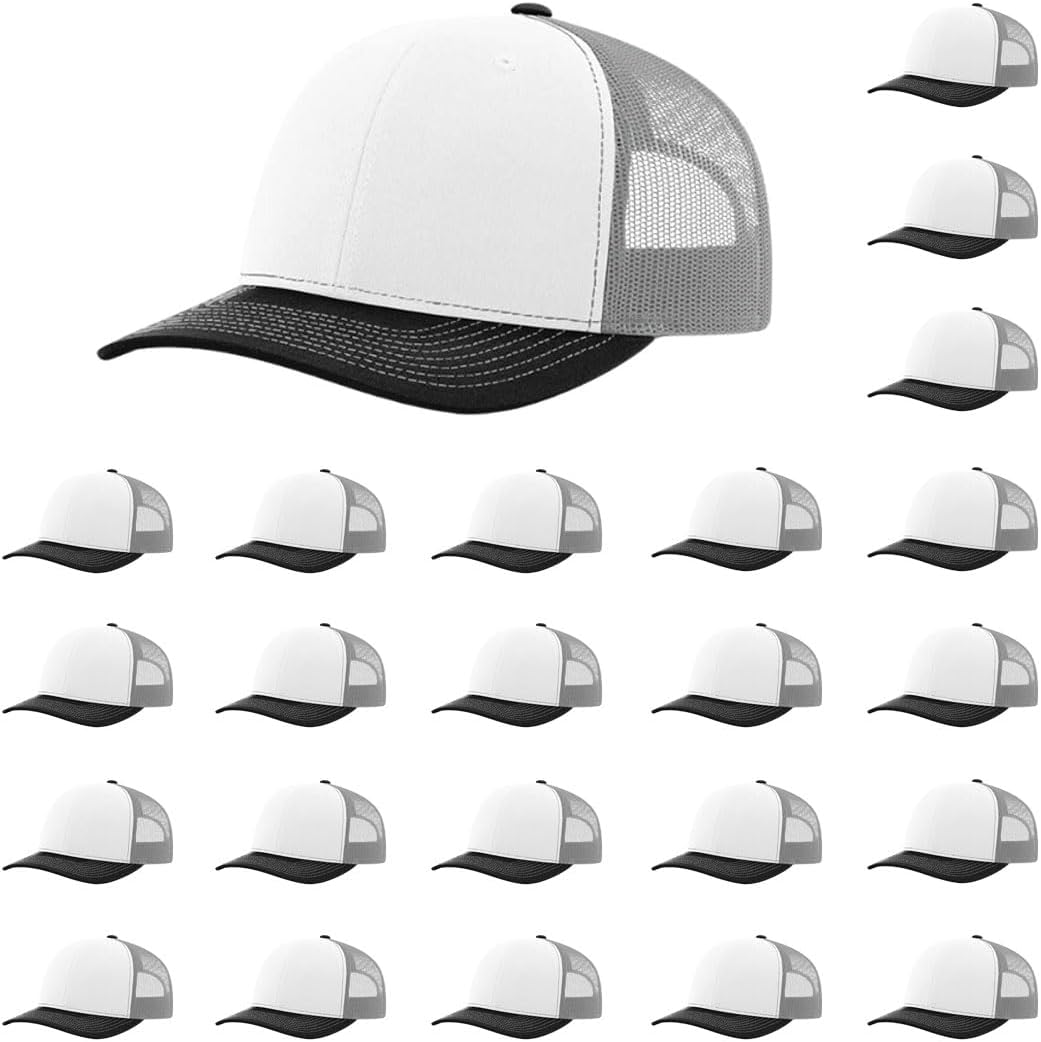 Richardson 112 Classic Six-Panel Adjustable Snapback Trucker Cap