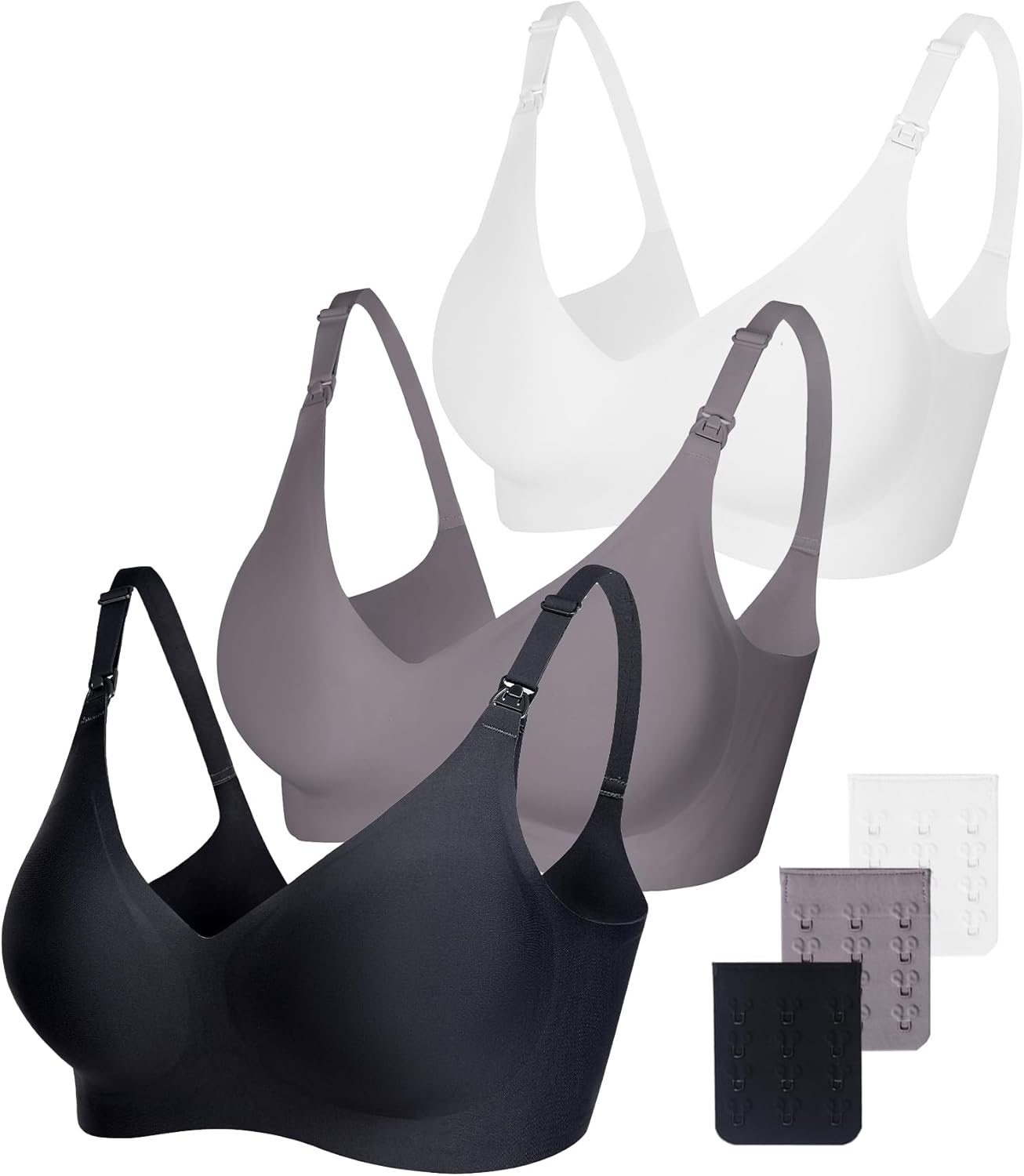 Vinfact Smooth Nursing Bras for Comfortable Breastfeeding Needs