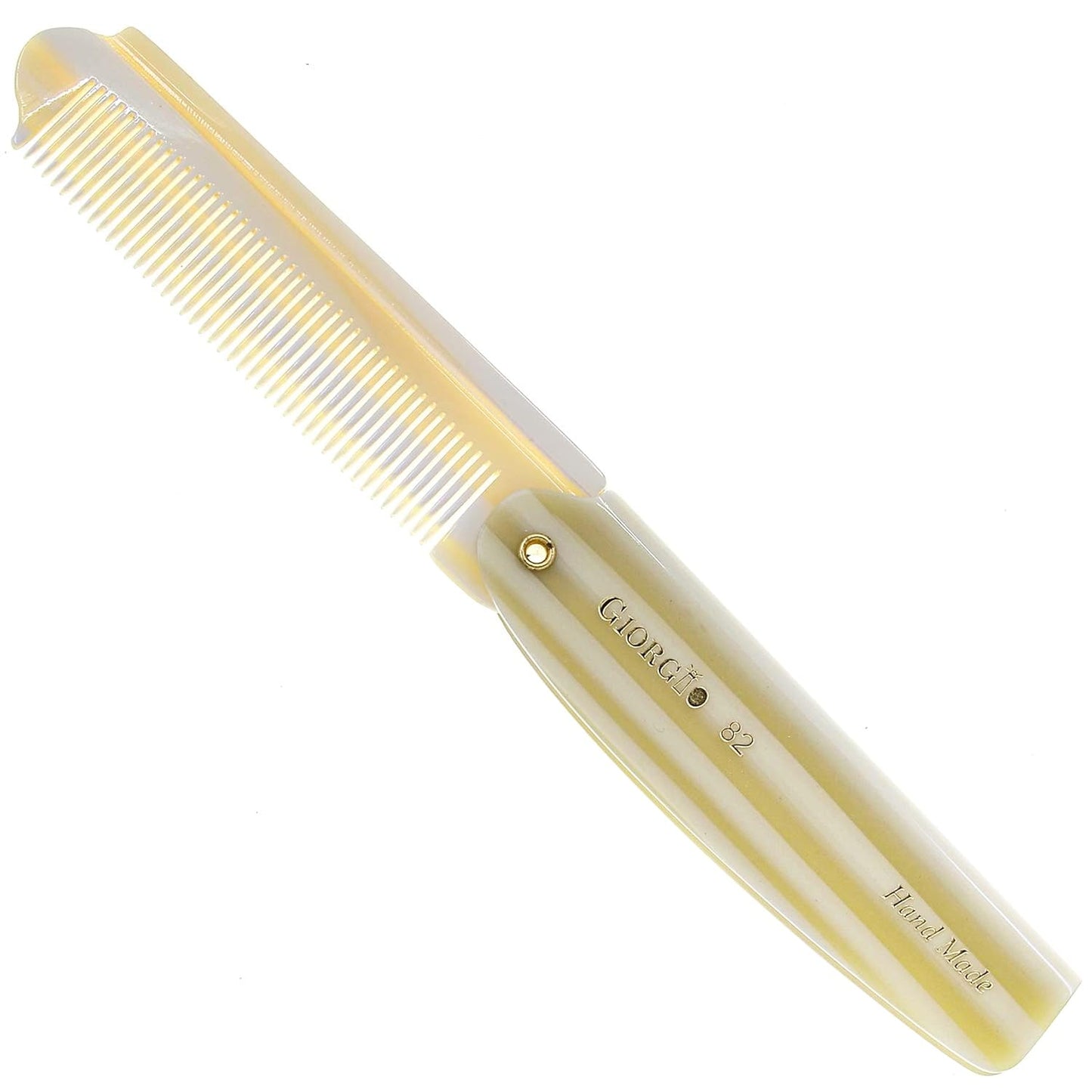 Giorgio G82 IVY Handmade 4 Inch Pocket Comb for Men Grooming