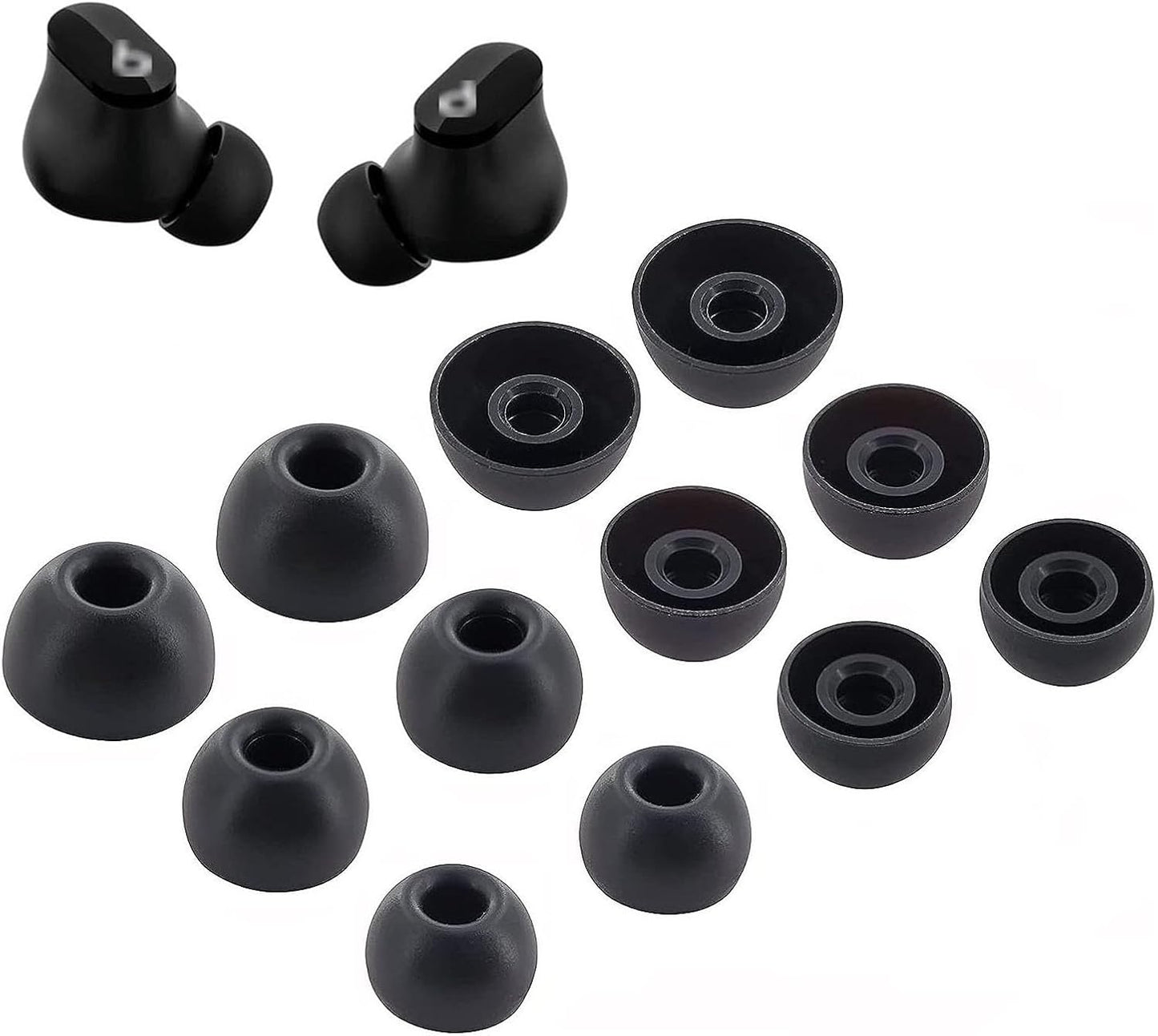 Enhanced Comfort & Fit: JNSA Silicone Earbud Tips