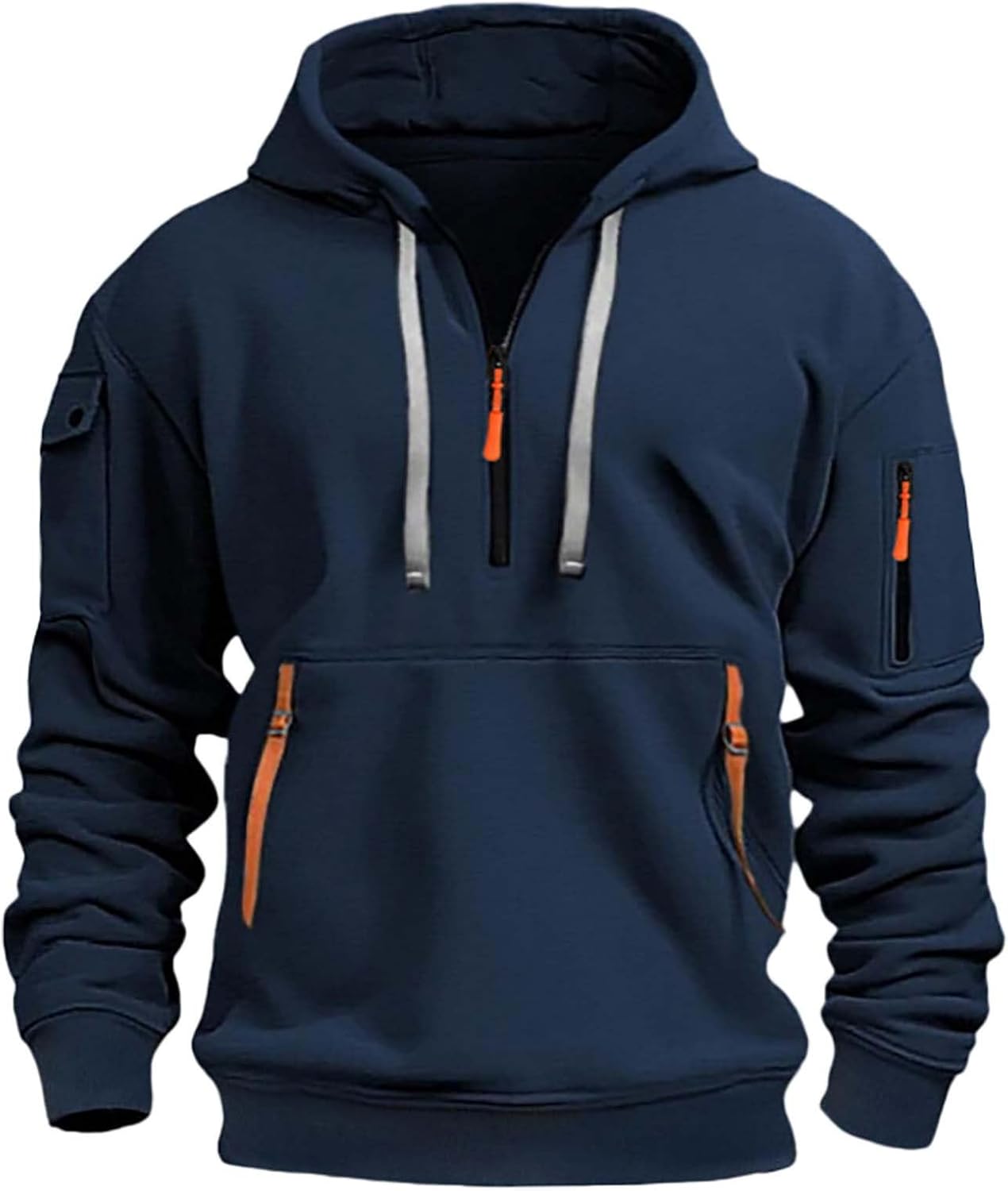 Vintage Military Tactical Hoodie With Pockets