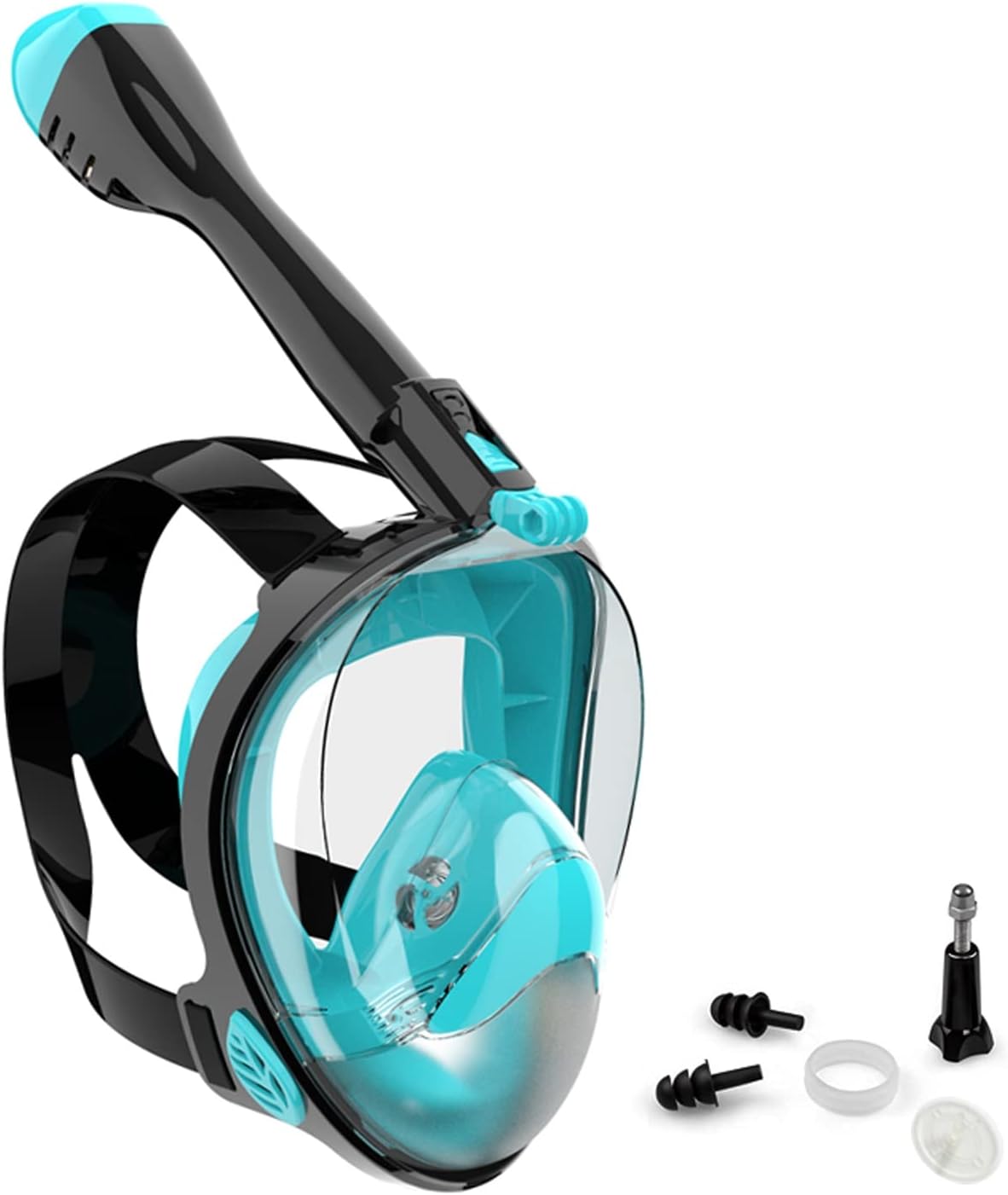 Jwintee Full Face Snorkel Mask: 180 Panoramic View, Safe Breathing