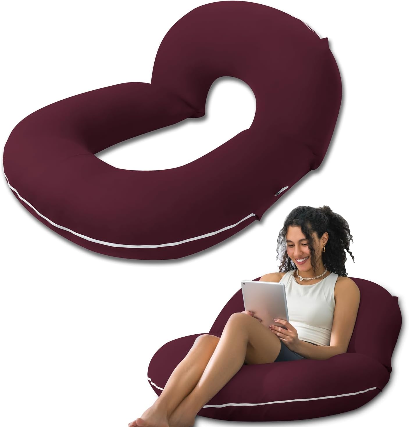 INSEN Reading Pillow for Bed Sitting Up - Comfort for All Ages