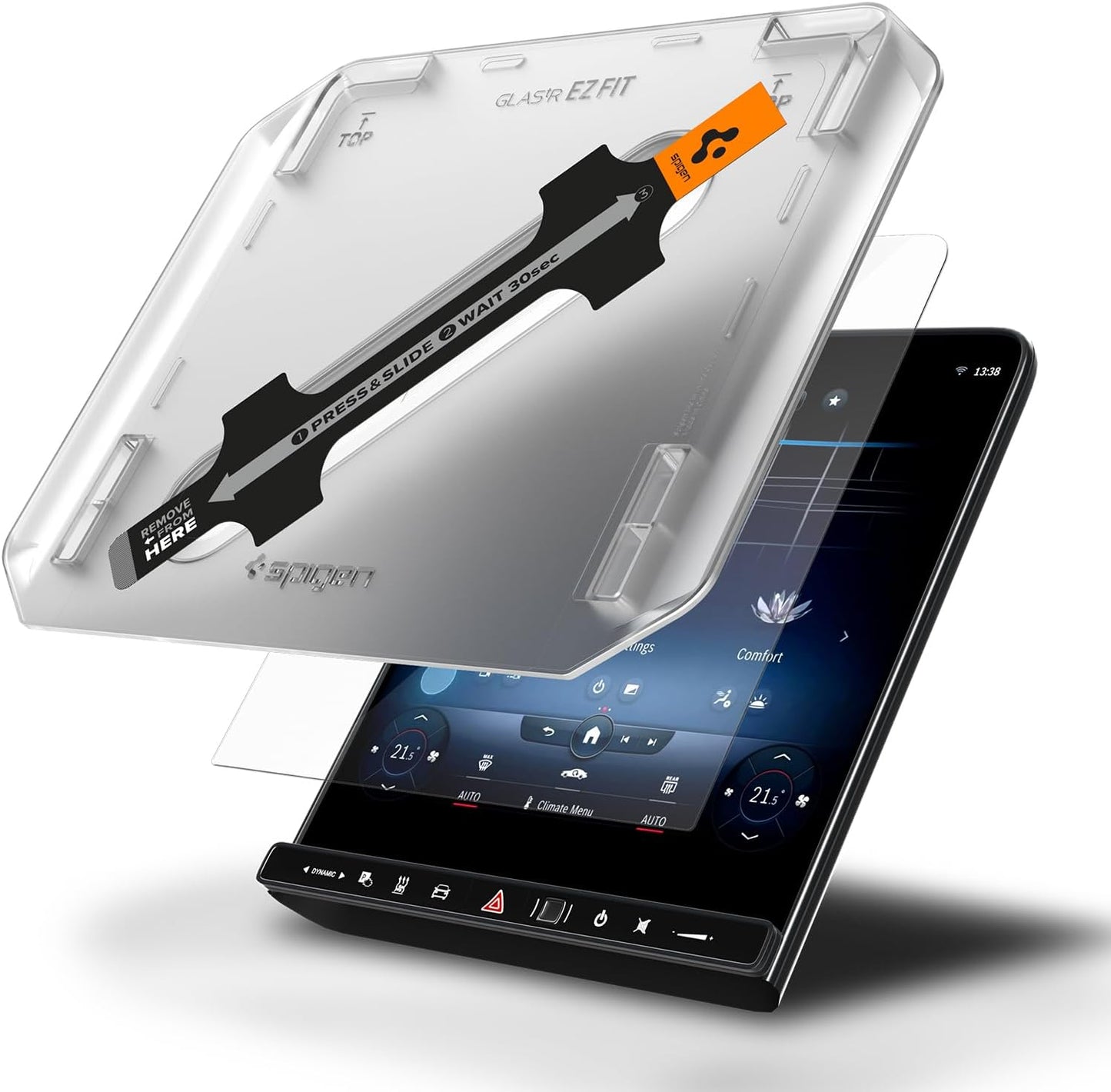 Spigen Tempered Glass Screen Protector for C and GLC Class