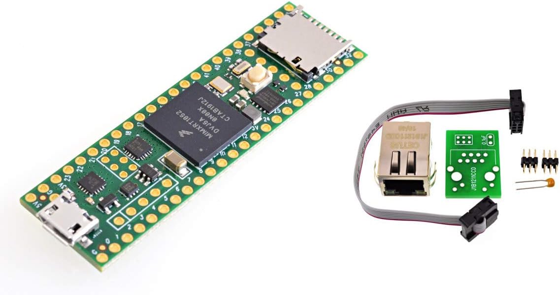 Teensy 4.1 Microcontroller Development Board with Ethernet Kit