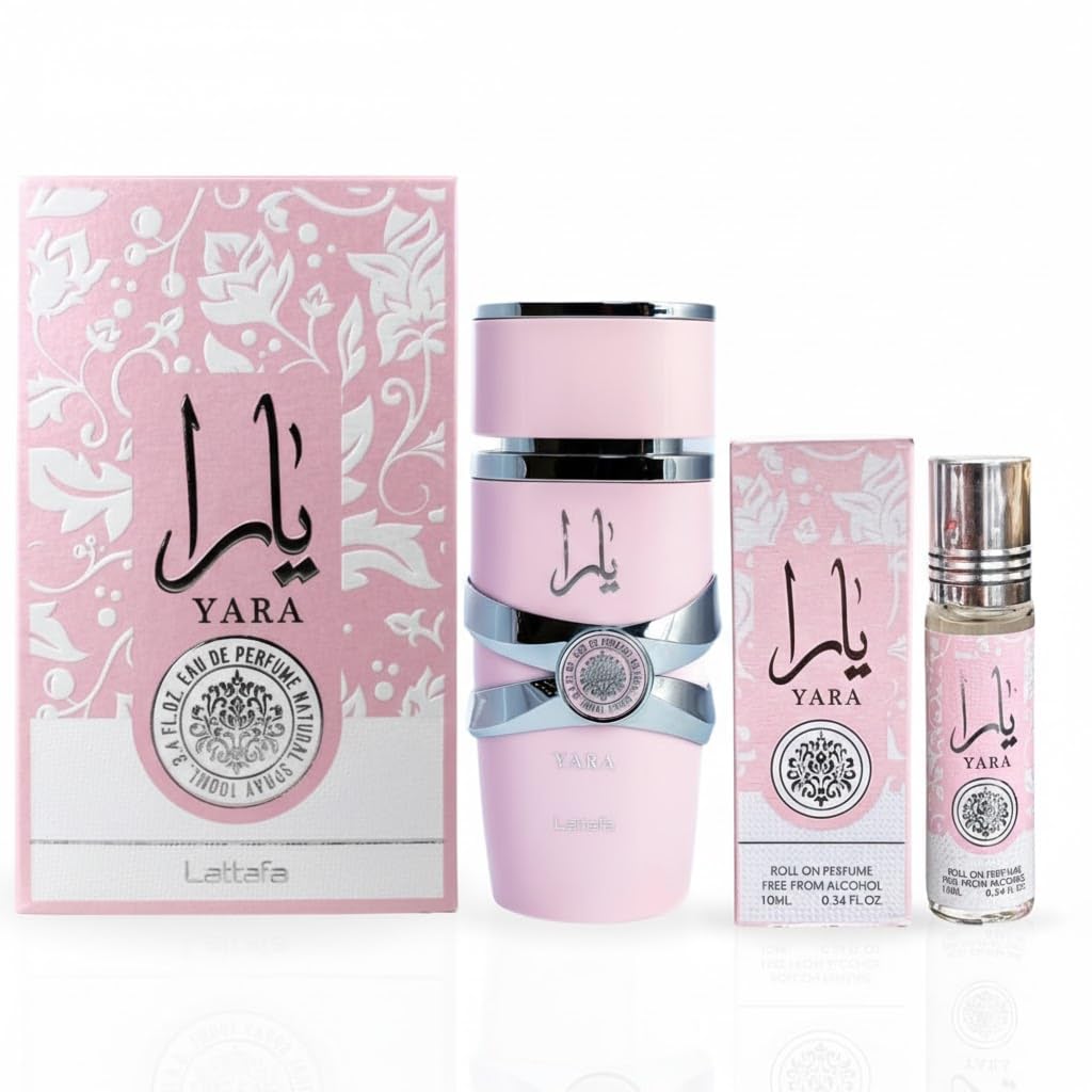 Lattafa Yara Fragrance Bundle for Women - Eau de Parfum & Oil