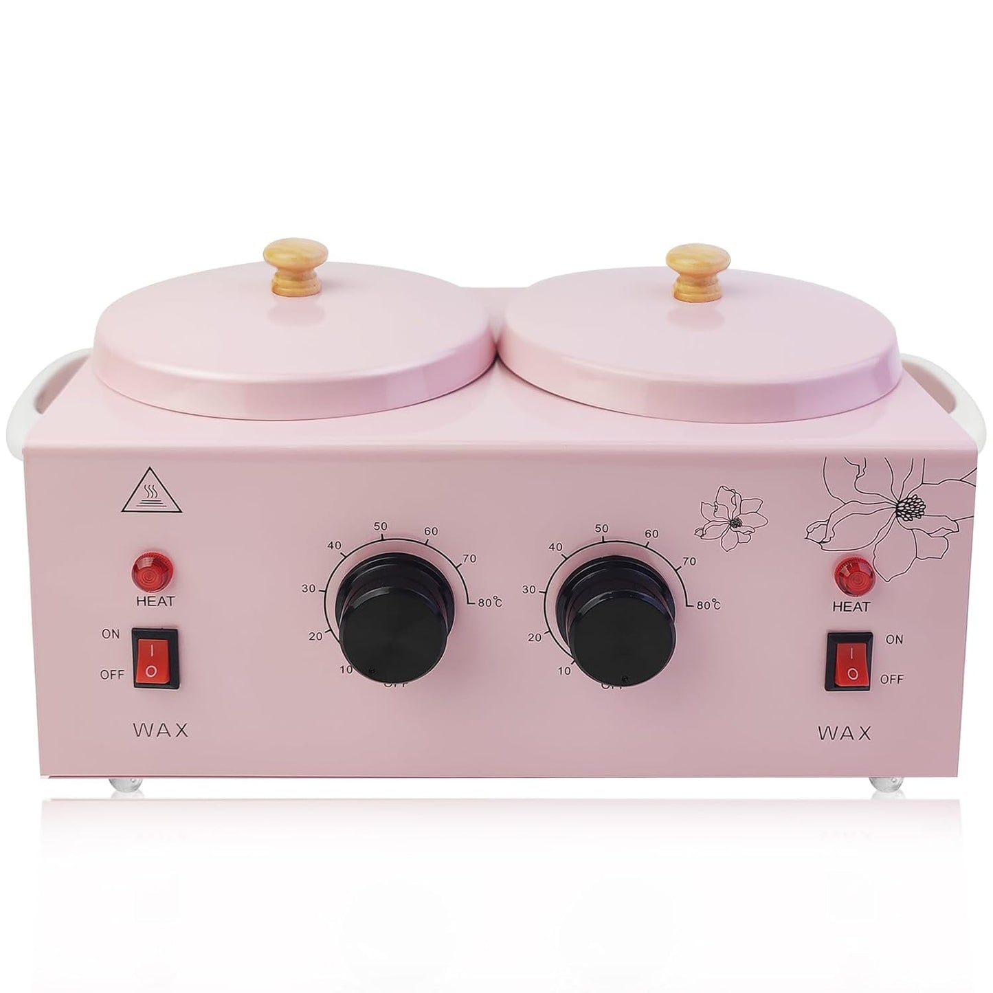 Portable Wax Warmer with Adjustable Temperature for Hair Removal