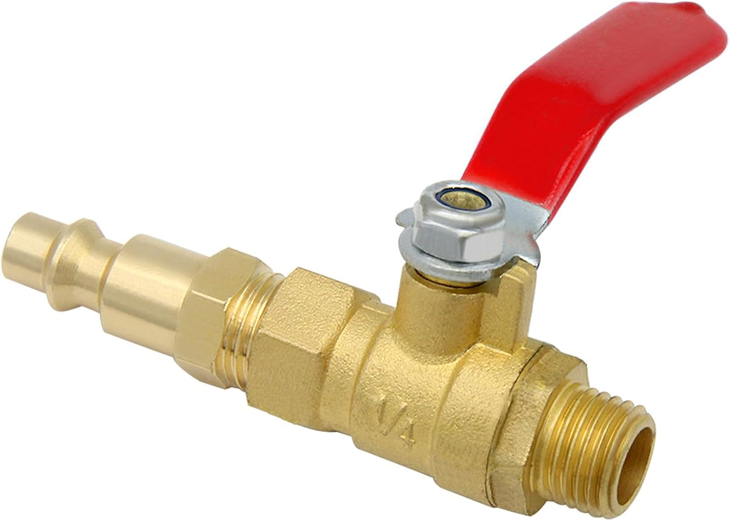 Brass Ball Valve Kit - Air Compressor Shut Off