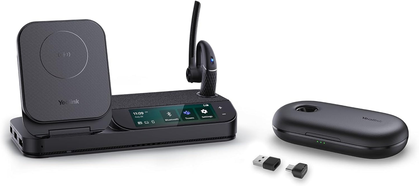 Yealink Bluetooth Headset Workstation for Office Use with Mic