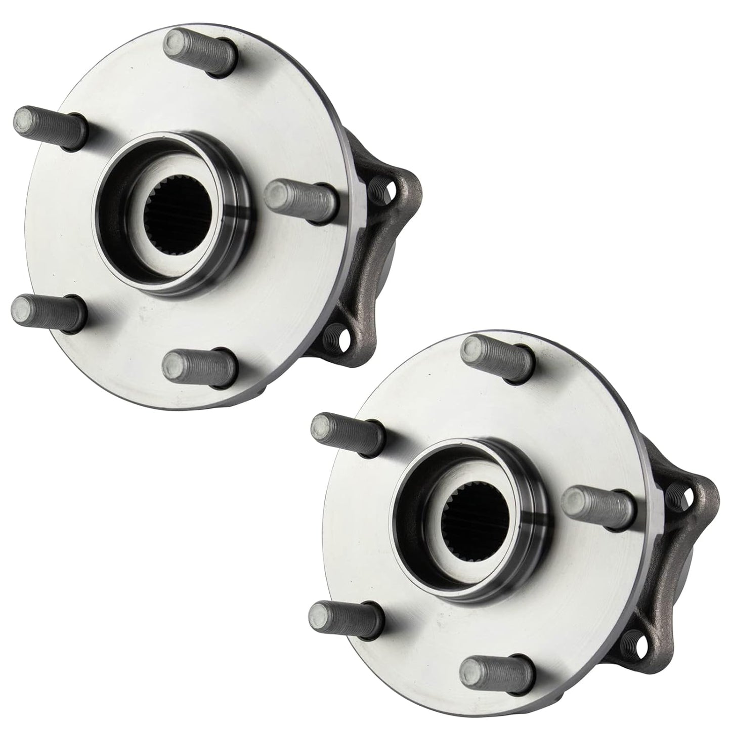 TRQ Rear Wheel Bearing & Hub Assembly Set for Subaru Vehicles