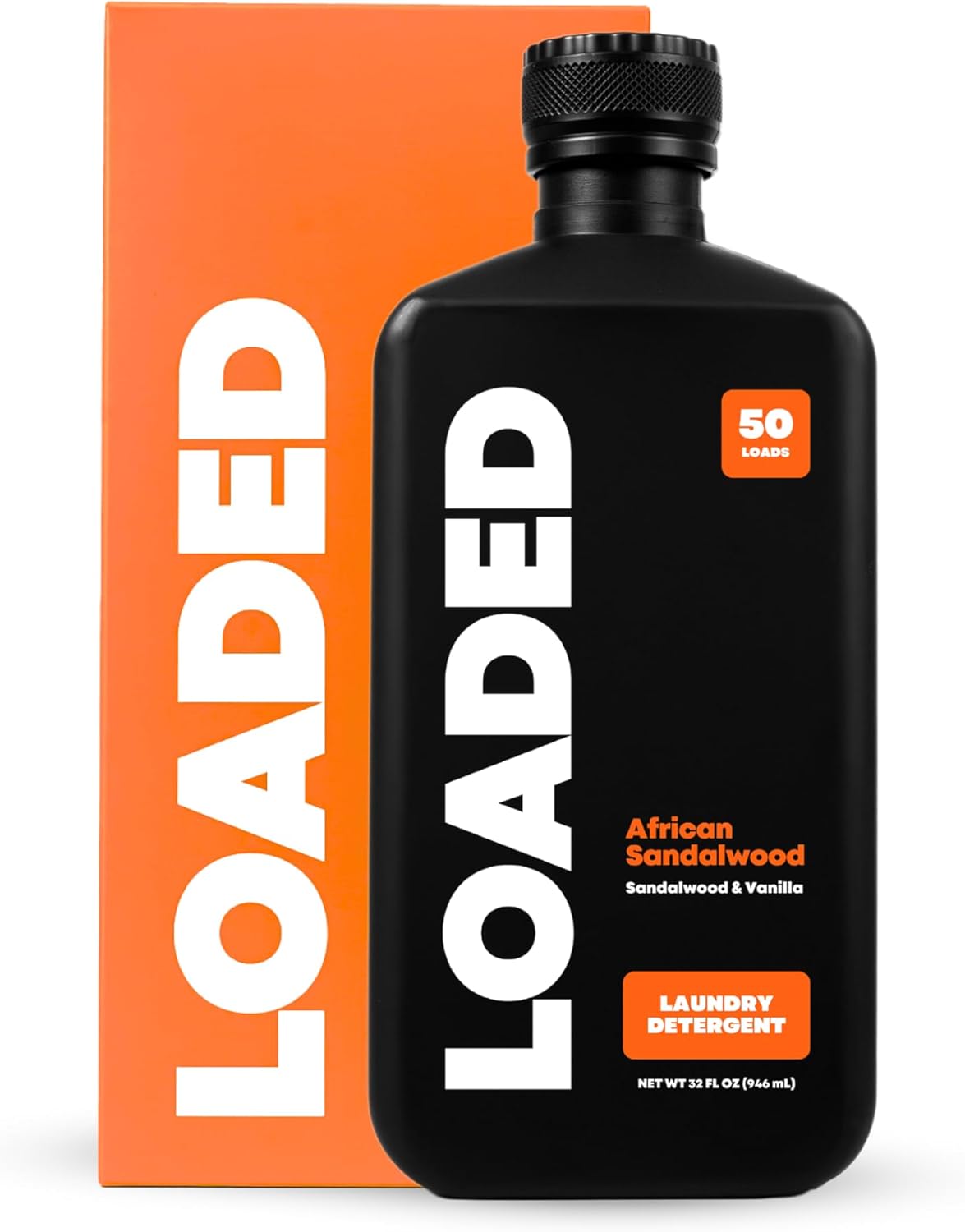 Loaded Laundry Detergent with Cologne Scent for 50 Loads
