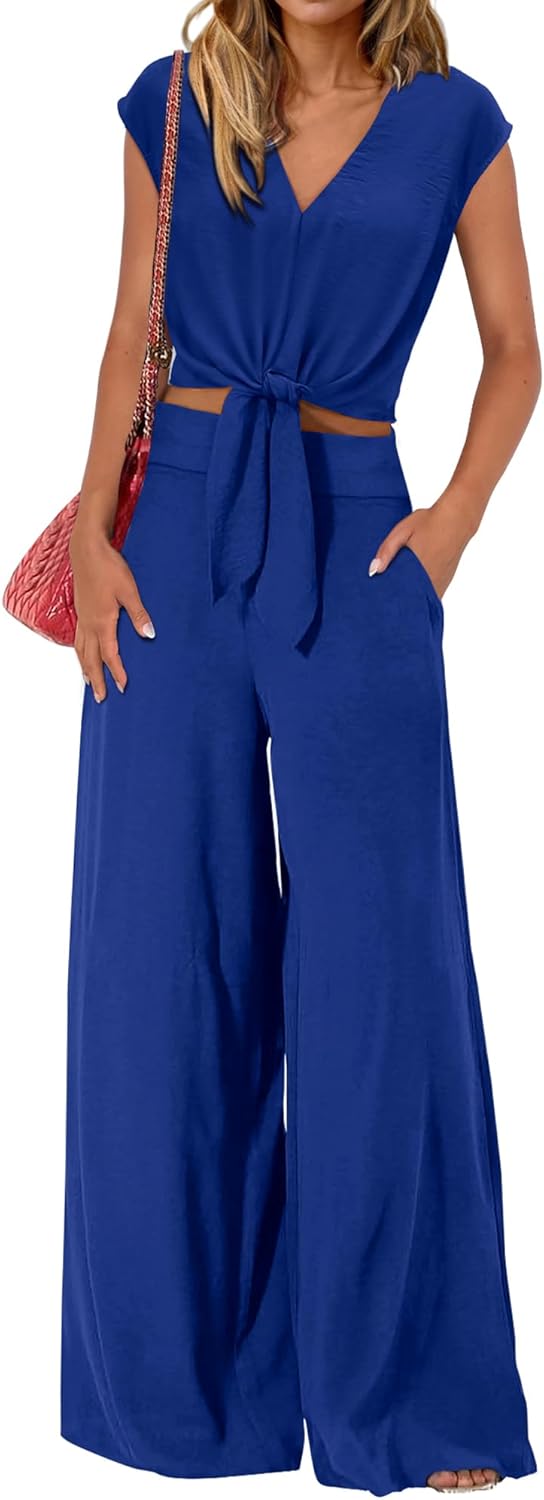 PRETTYGARDEN Women's Summer 2 Piece Outfits for Casual Style