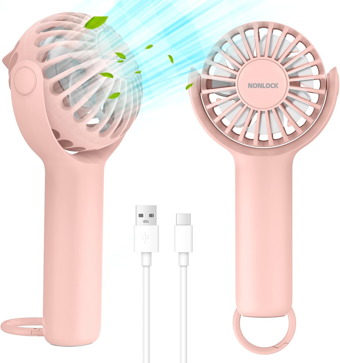 Powerful 2-IN-1 Mini Fan - Portable Cooling Bliss!