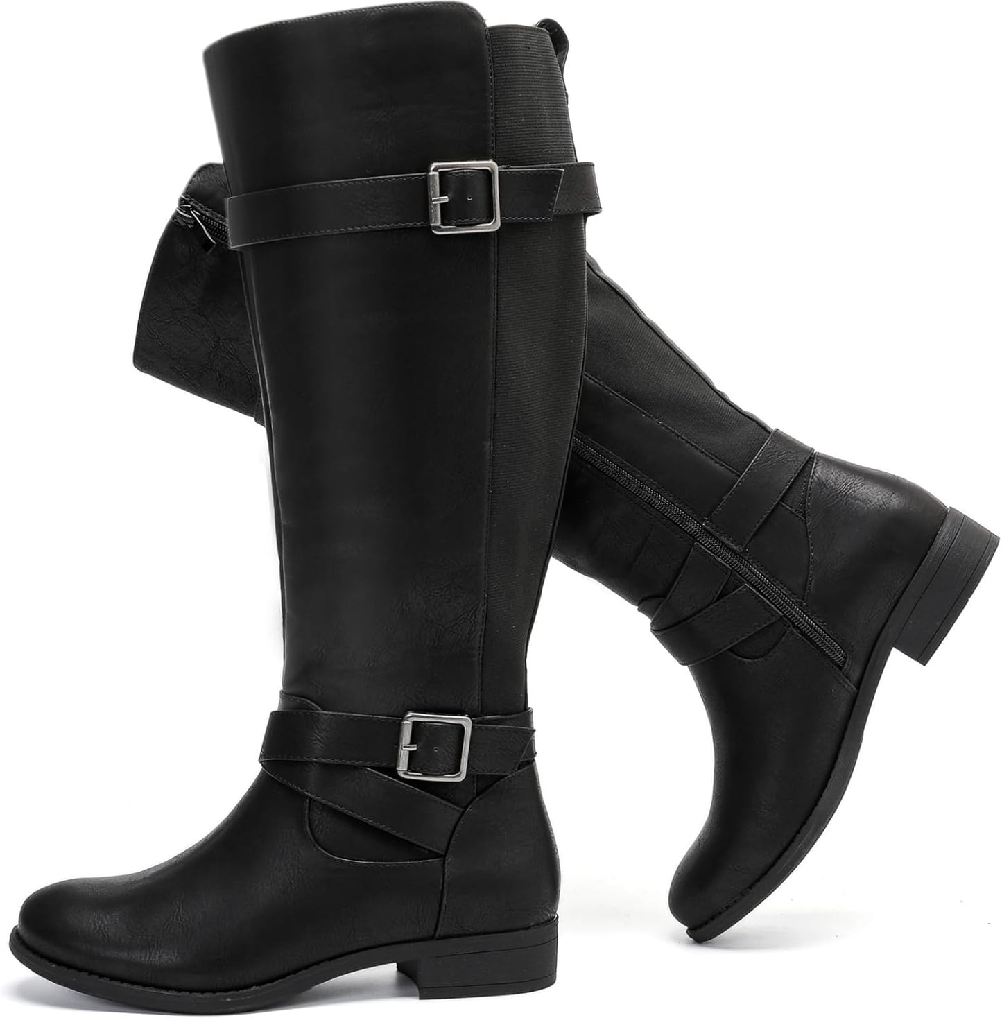 Luoika Women's Extra Wide Calf Knee High Boots for Comfort
