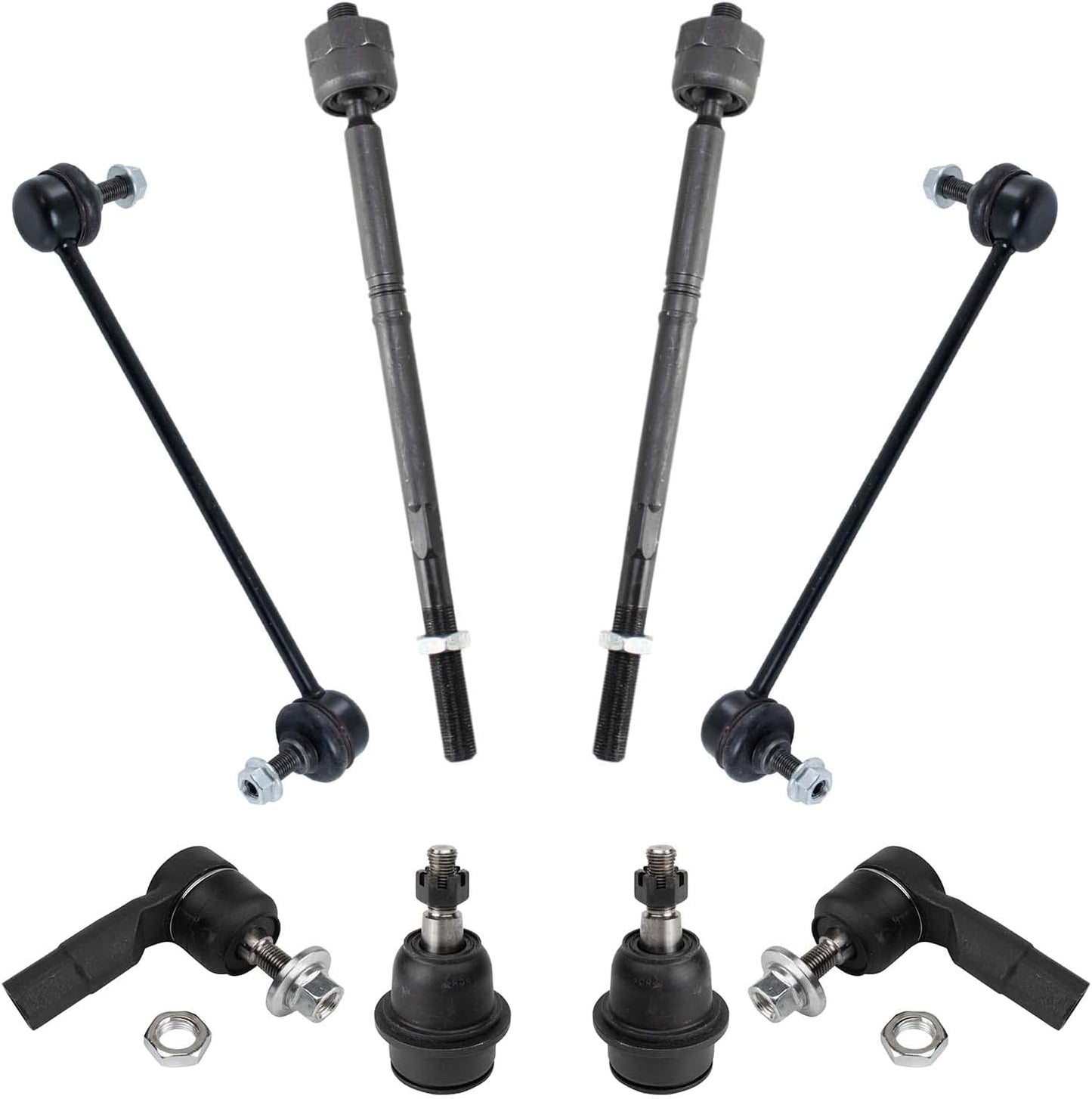 TRQ Front Steering & Suspension Kit for 2014-2018 Jeep Cherokee