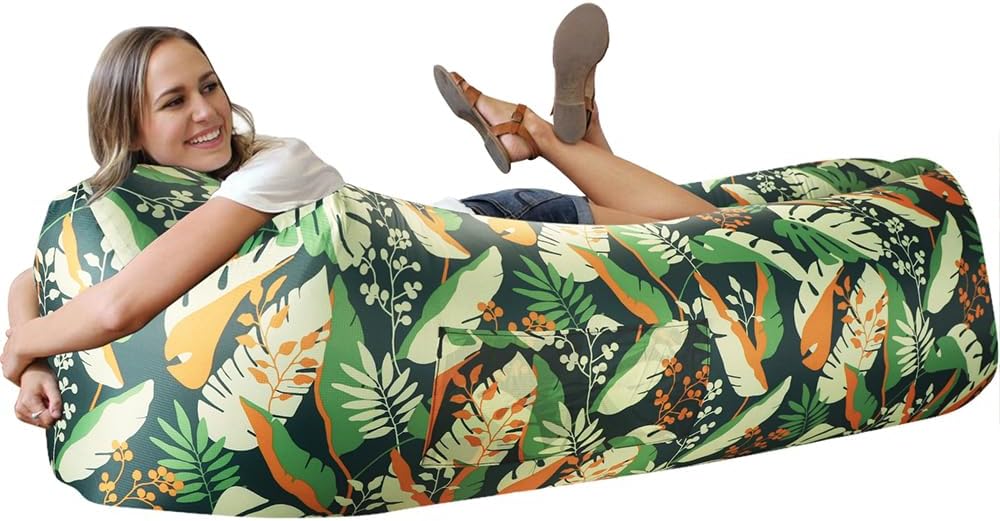 WEKAPO Inflatable Sun Lounger - Portable Air Sofa for Relaxation