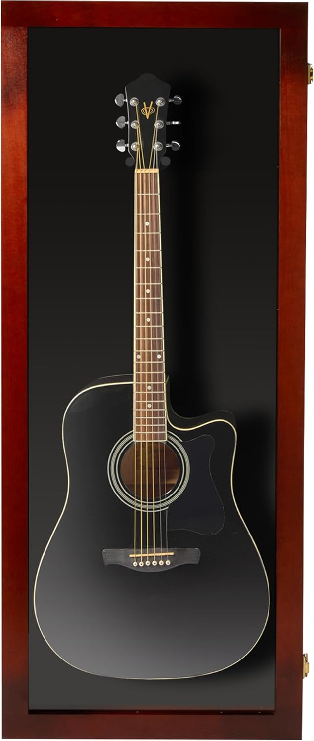 Premium Acoustic Guitar Display Case for Stylish Showcasing