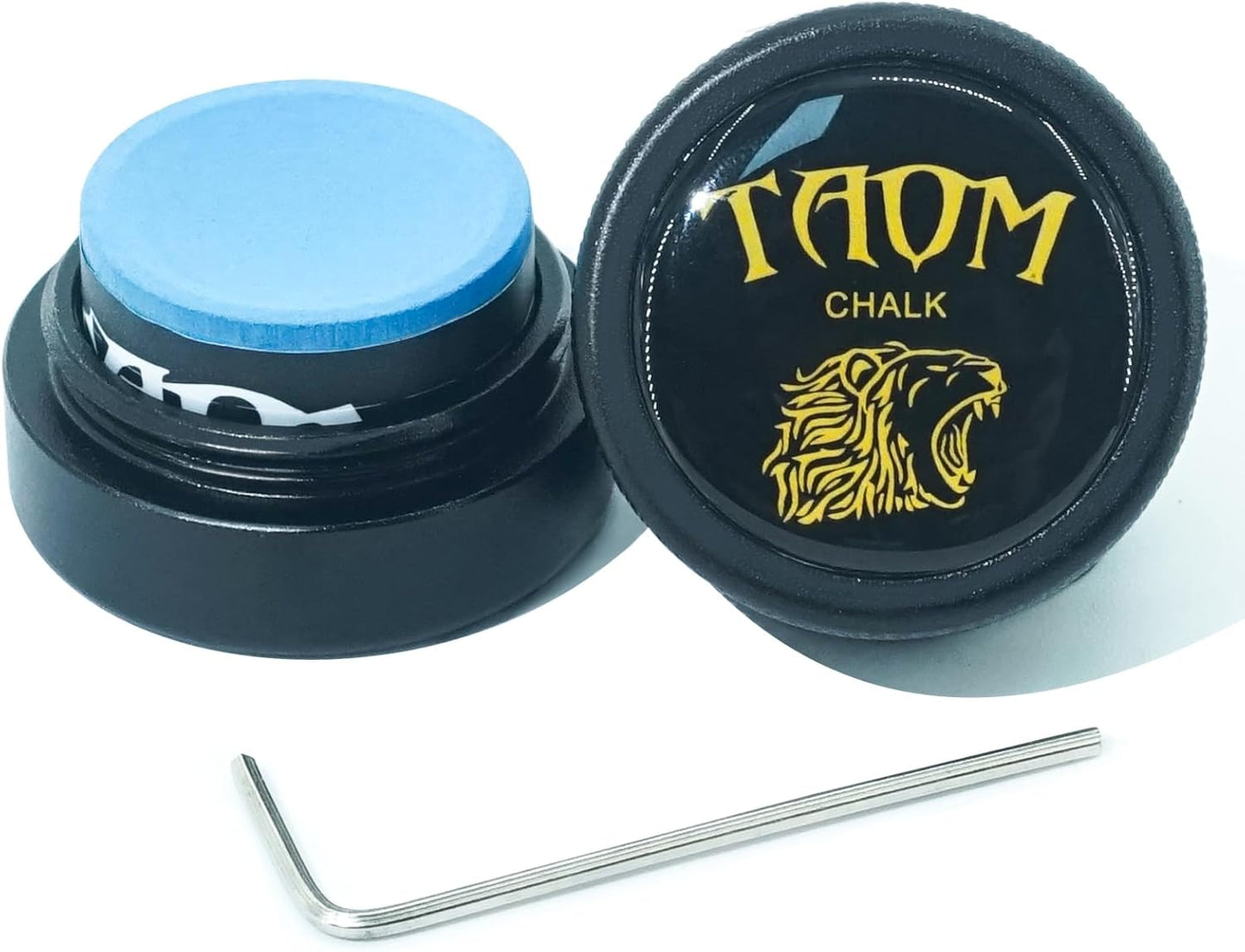 TAOM Round Pool Chalk Holder for Billiards and Snooker Games