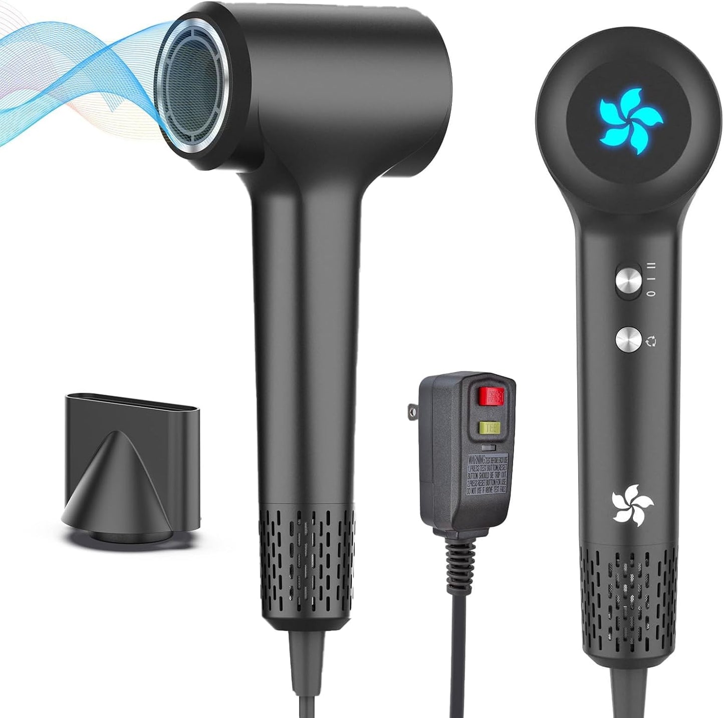 ZPP Ionic Hair Dryer: 110000 RPM Fast Drying