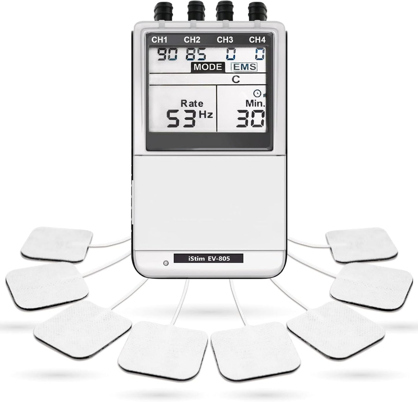 iSTIM EV-805 TENS EMS Combo Machine for Pain Relief and Management