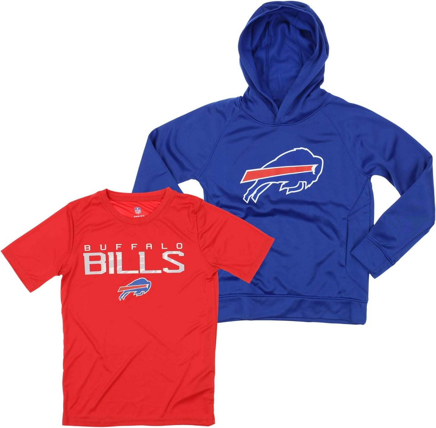 Outerstuff NFL Youth Boys Performance Hoodie and Tee Combo Set