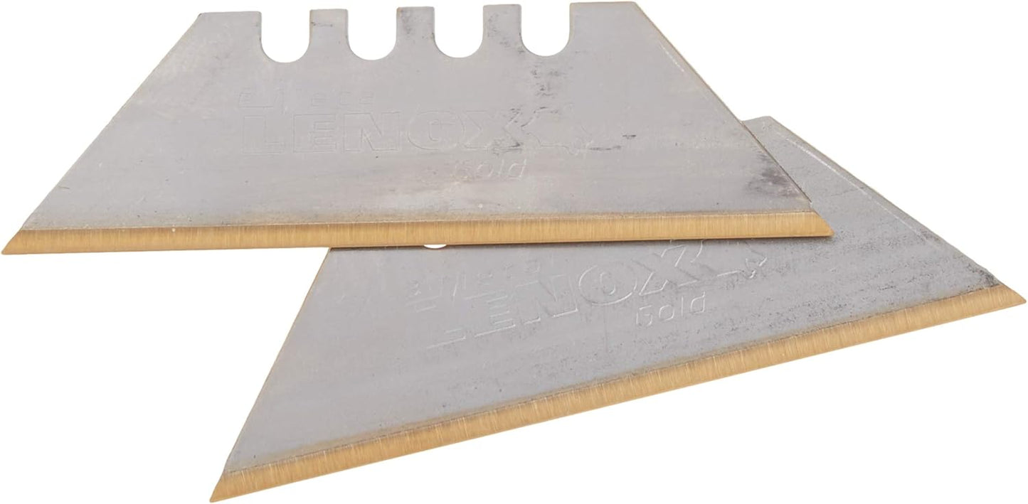 Lenox Gold Utility Knife Blade 100 Pack for Deeper Cuts