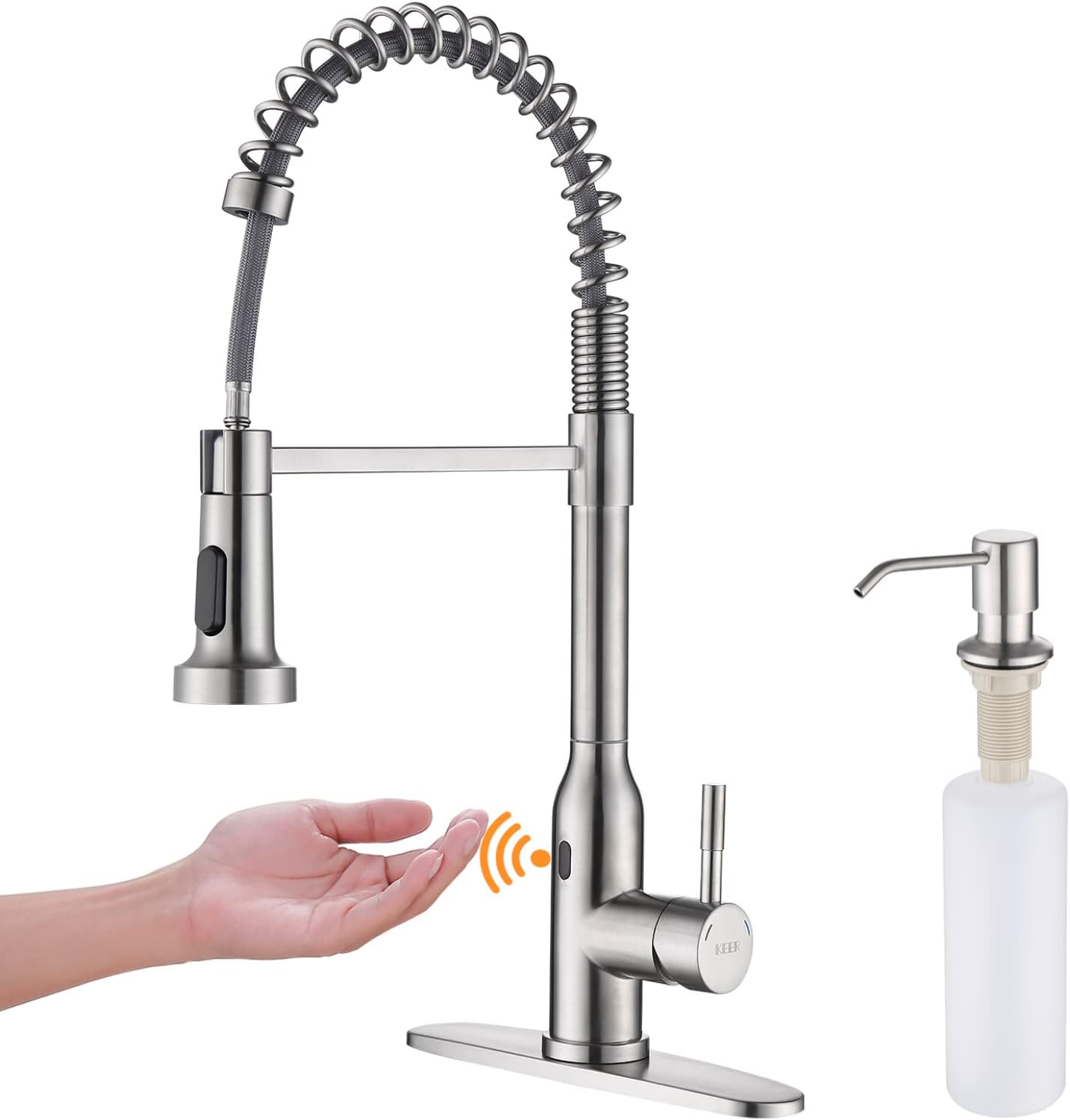 Touchless Kitchen Faucet with Smart Motion Sensor for Easy Use