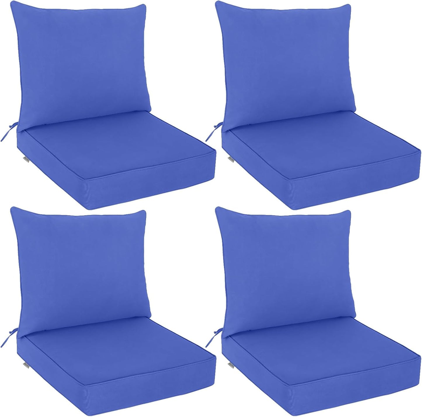 EAGLE PEAK Outdoor Deep Seat Cushion Set for Comfort and Style