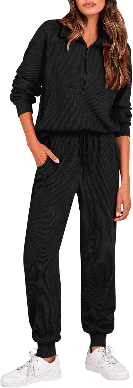 BTFBM Women's Fall Tracksuit Set - Cozy Lounge Duo
