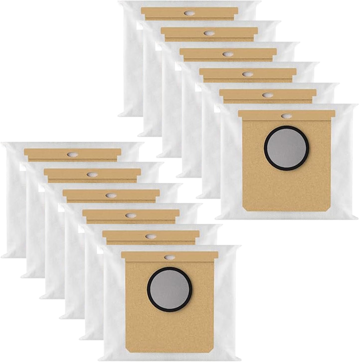 HIHEPA 12 Pack Dust Bags for Eufy Robot Vacuums