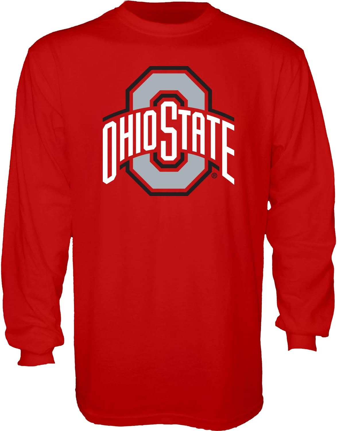 Ohio State Buckeyes Men's Team Color Icon Long Sleeve T Shirt