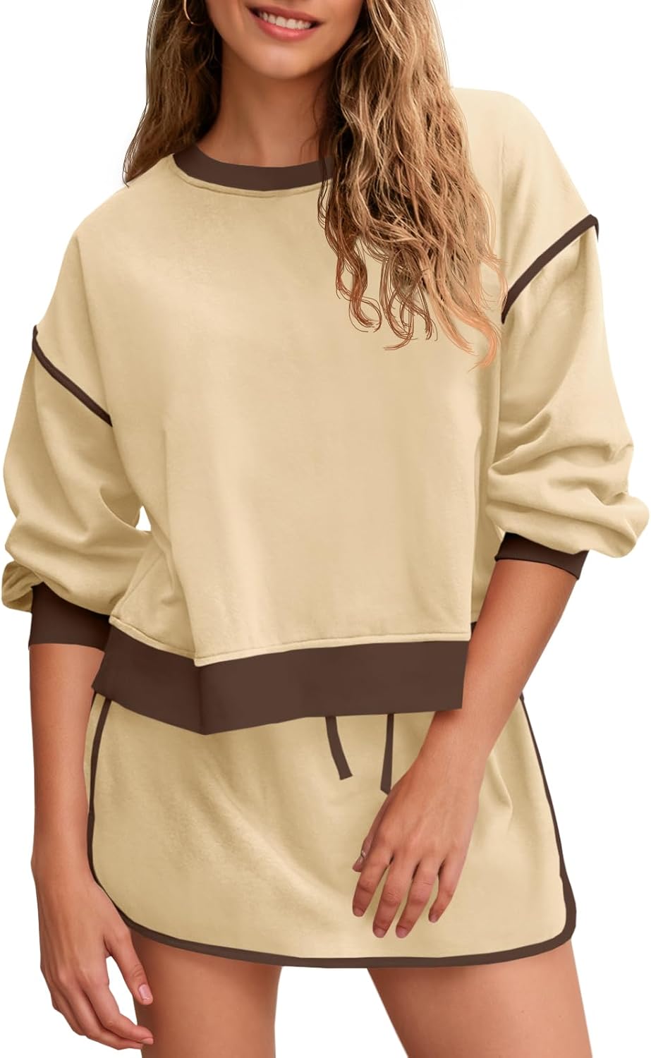 Fisoew Womens Sweatsuits 2 Piece Set for Stylish Comfort