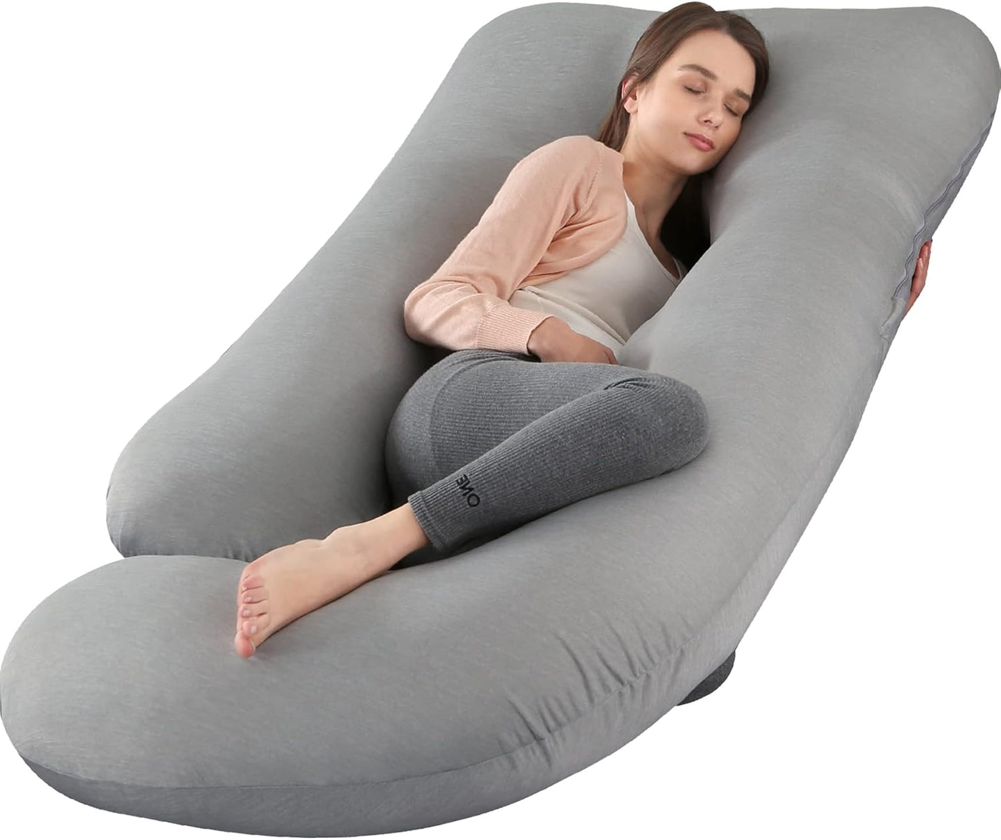 Victostar 57 Inch U Shaped Maternity Pillow for Ultimate Comfort