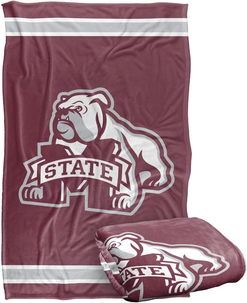 Mississippi State Bulldogs Silky Touch Super Soft Throw Blanket