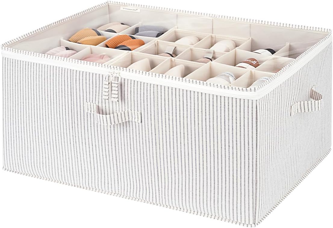 StorageWorks Shoe Organizer for Closet: 24 Pair Capacity