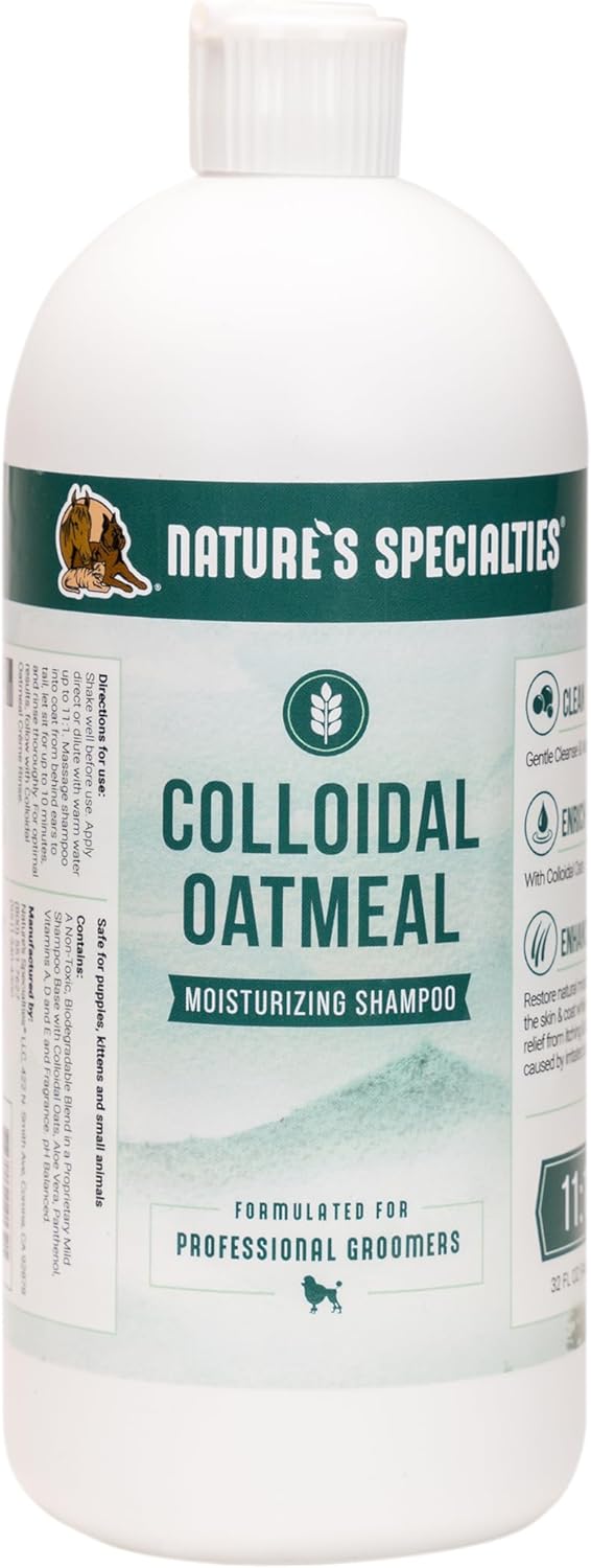 Colloidal Oatmeal Creme Rinse for Pets - Ultra Concentrated Shampoo