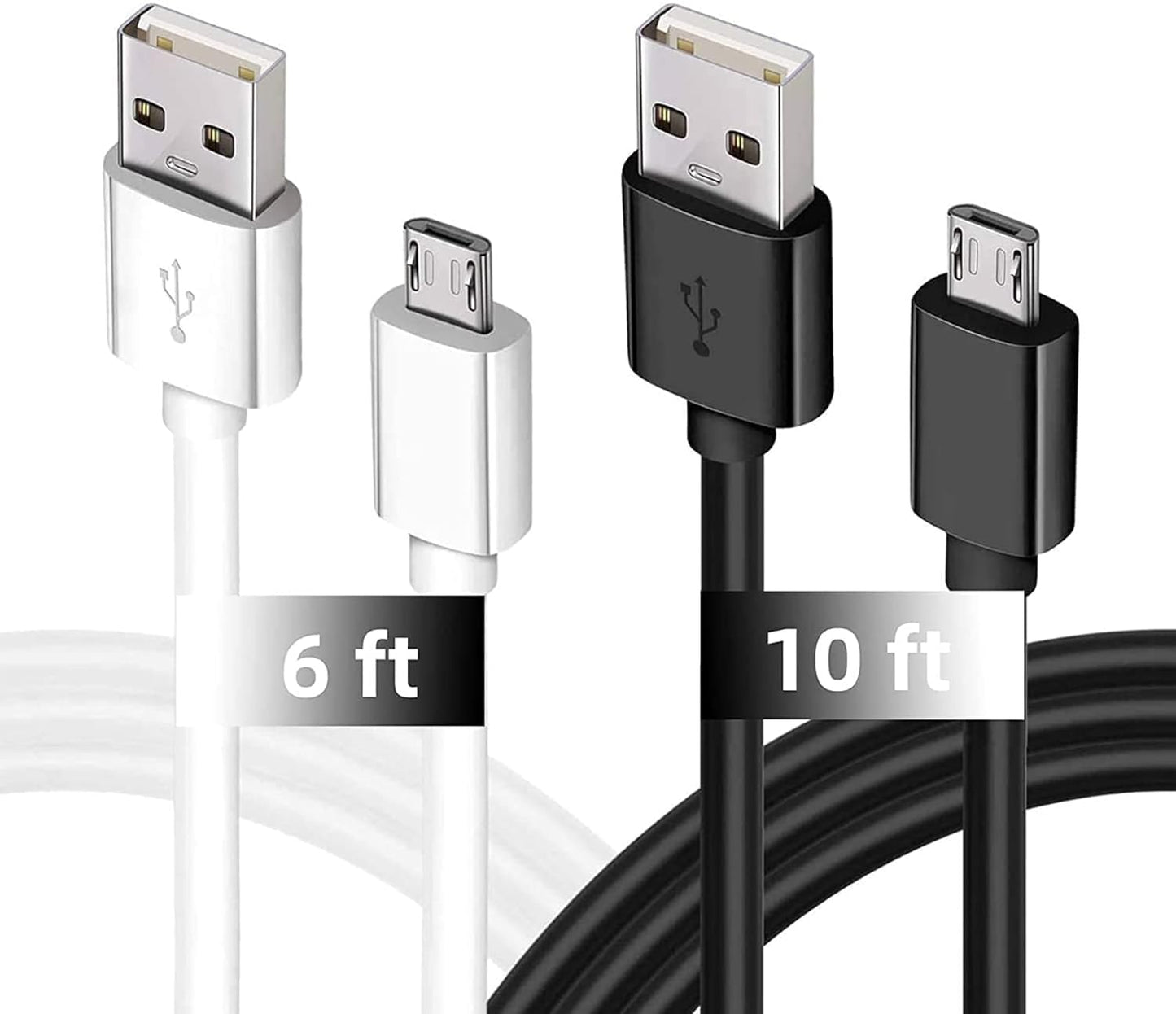 DEEGO Android Fast Charger 2-Pack - Reach Even Farther!