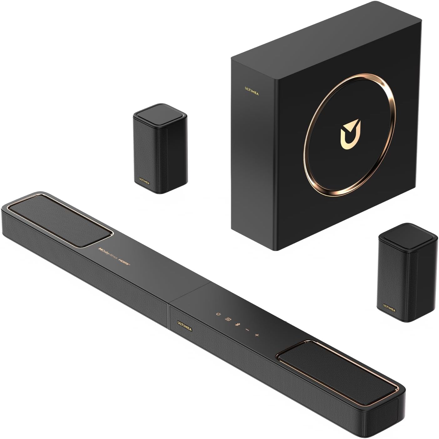 ULTIMEA 5.1.2ch Sound Bar with Dolby Atmos for Home Theater