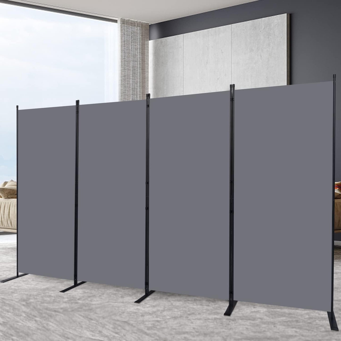 HOMSCREENER 6FT Portable Room Divider for Privacy Needs